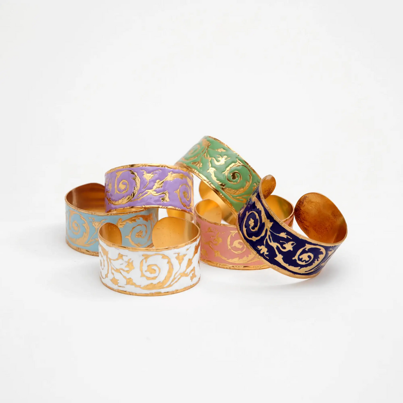 Colored Enamel Bracelet