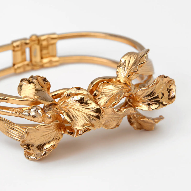 Gold Iris Bracelet
