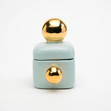 Gold Spheres Ring Box
