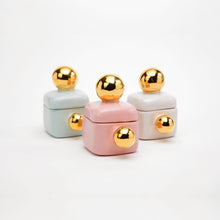 Gold Spheres Ring Box