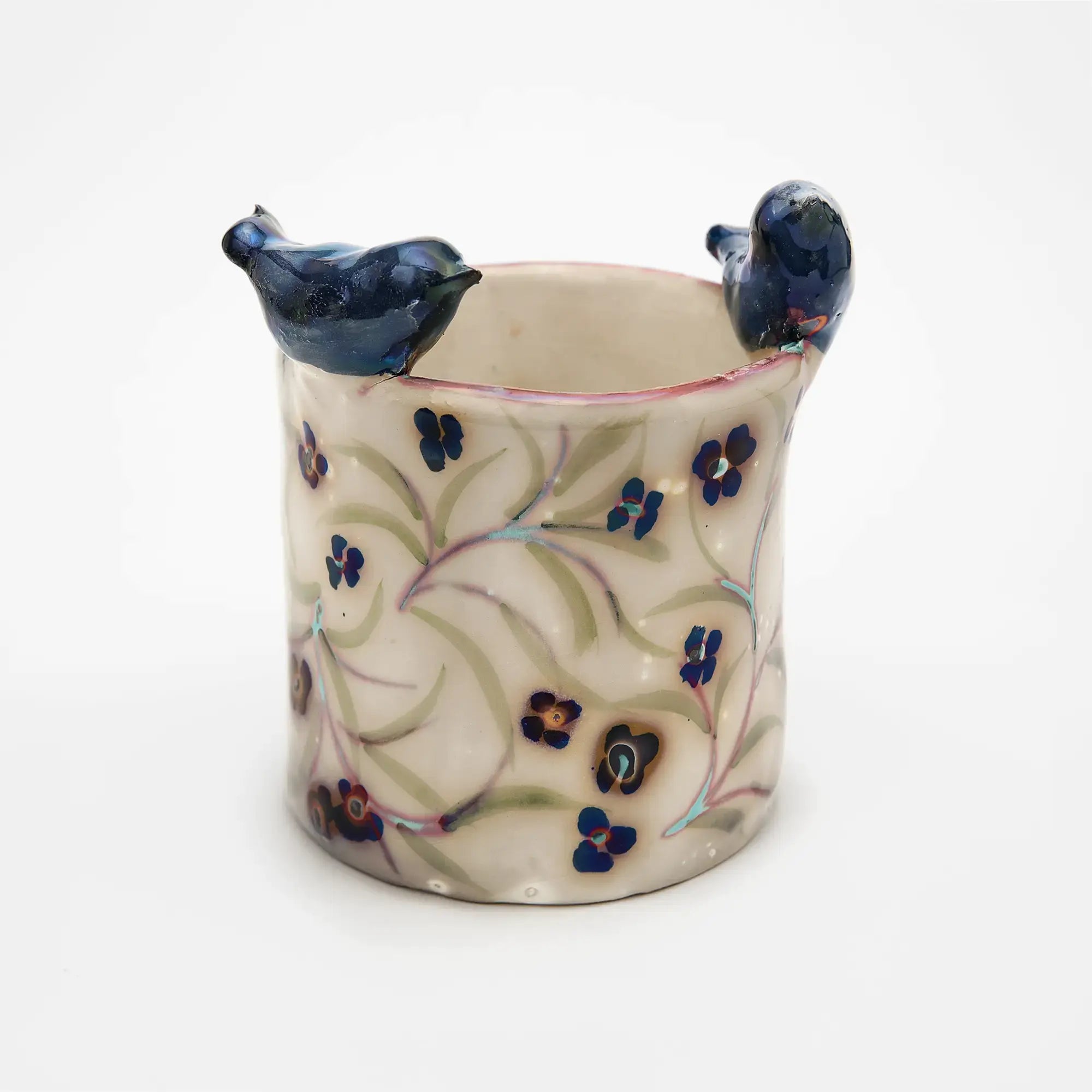 Uccello Verde Vase