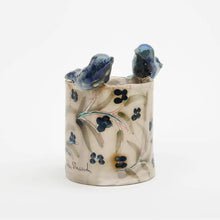 Uccello Verde Vase