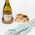 Wine Coaster & Napkin Ring Set