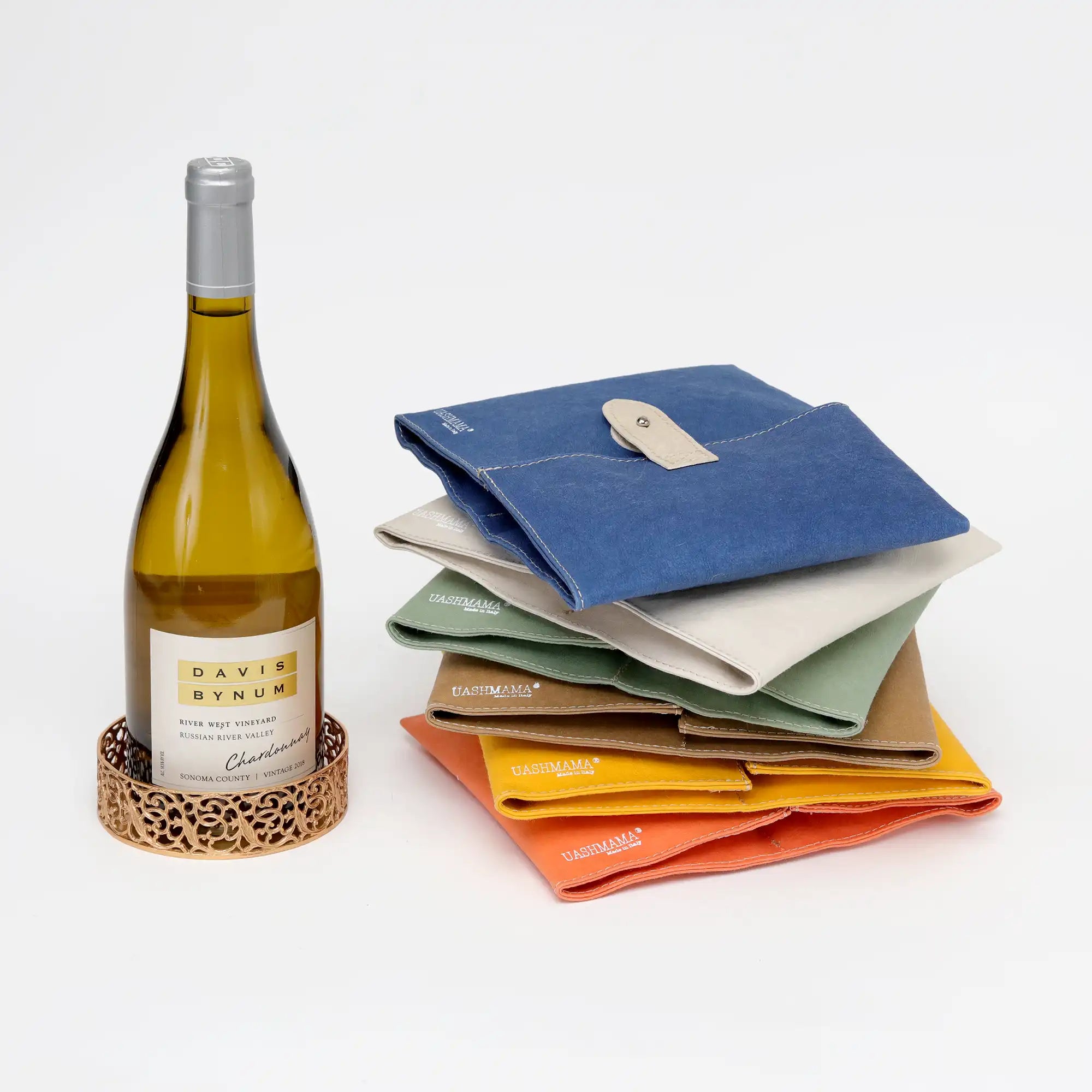 Wine Chiller & Coaster Set